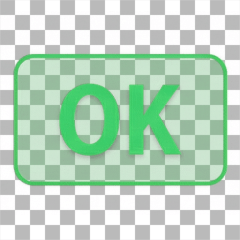 Translucent Color English Stickers