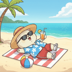 喜歡享受生活的花錢貓(滿版)