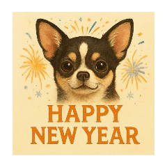 奇奇的新年祝賀