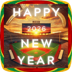 あけおめスタジアム！毎年使える！