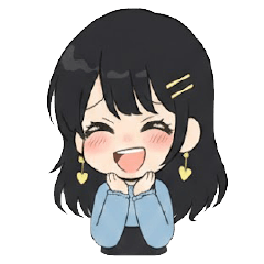 黑髮女孩的日常貼圖