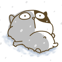 ぶさかわ　冬の日常。