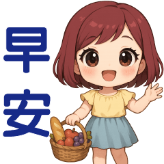 可愛女孩**日常實用貼圖**