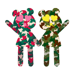 Camouflage Lovelly Doll