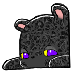 久しぶりのクロヒョウスタンプ