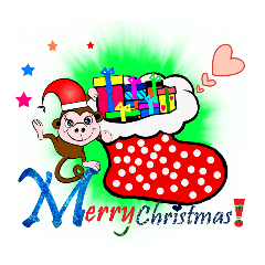 Shirley  Christmas stickers 12-complete