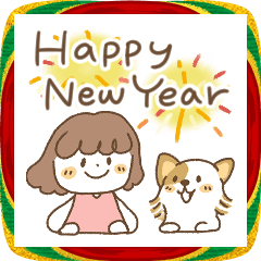 Casual Chihuahua and girl's winter