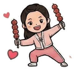 Cute C-girl's New Year's greetings-Old