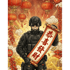 特種部隊X最強新年賀祠