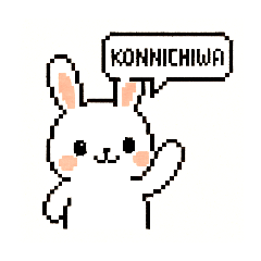 KAWAII STAMP rabbit1
