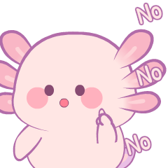 Chubby Axolotl : Animated Stickers