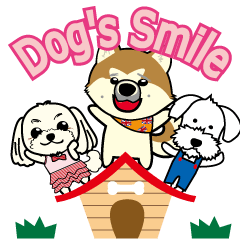 Dog's smile保護犬スタンプ