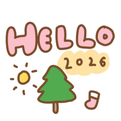 New Year Girl 2026 English