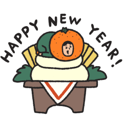 manpuku商店の冬・年末年始 みかんスタンプ