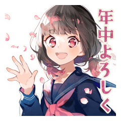 毎日使える★制服の女の子
