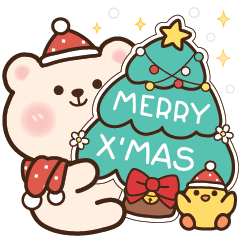 หมีบัตเตอร์ครีมเค้ก : คริสต์มาสปีใหม่