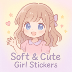 Soft & Cute Girl Stickers