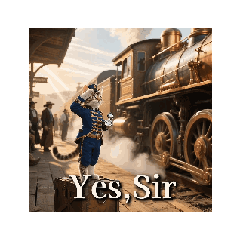 Steampunk Wild West Engineer Cats