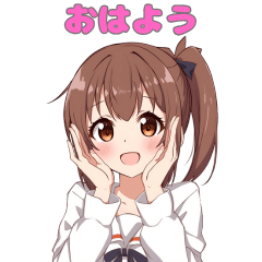 Cute & Simple Girl Stickers