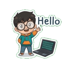 Tech Nerd Boy Cute