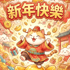 金光閃閃超萌財神貓-節慶發財篇