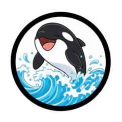 Traveling Killer Whale Stamp