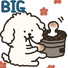 犬のもこまる〇毎年使える年末年始【BIG】