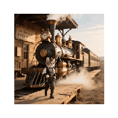 動く！スチームパンク猫技師のSL西武劇場