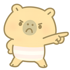 急かしてくる かびんバラくん