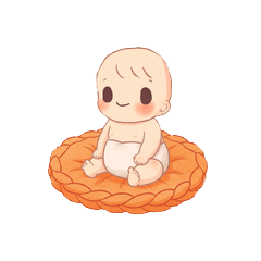 Cute baby daily stamps