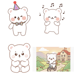 Sweet Bear's Stickers