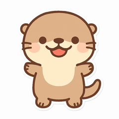 Cheerful Otter Pal