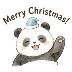 Fluffy Panda [Xmas & Winter]