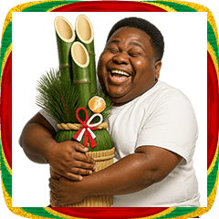 正月太りでも気にしない黒人【BIG】