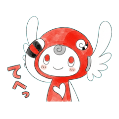 For everyday use -Akatoco-chan Sticker