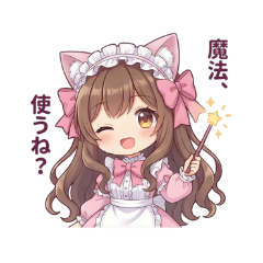 Hand-in-Hand Cat-Eared Maids2