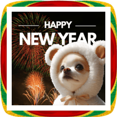 オコジョすたんぷ♡チワワ(新年・聖夜)