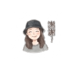 一個沉思的女孩