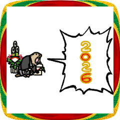 【2026・お正月】▶︎動く！叫ぶマーモット