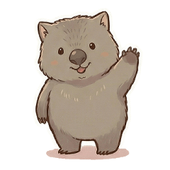 My Wombats sticker