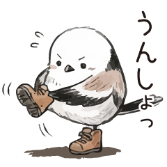 キュートなシマエナガ 01/日常のスタンプ