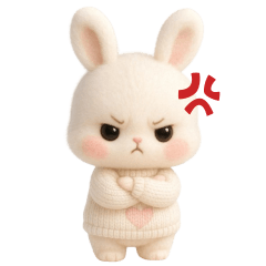 Rabbit pure white cute