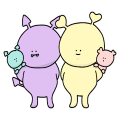 てんしちゃんと、あくまさん