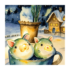 Pastel Winter Days of Comfort