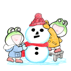 Kaeru-kun & Kerota-kun: Winter