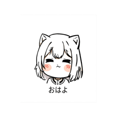 Cute  Stickers (Good Morning & Thanks)