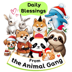Daily Blessings from the Animal Gang