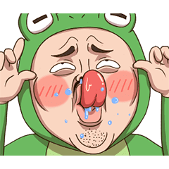 Frog Funny Man 2