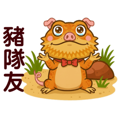 爬蟲鬆獅蜥阿鬆-我不是豬隊友夫妻情侶篇