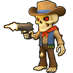 アンデッド動く⚰️スカルガンマン